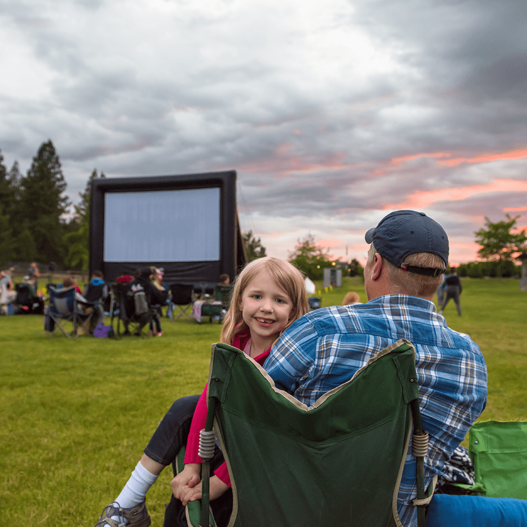 Outdoor Movies in the Park (The Wild Robot)